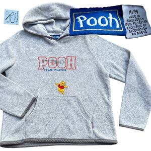Pooh Disney Winnie the Pooh Team Player Hoodie Sz M